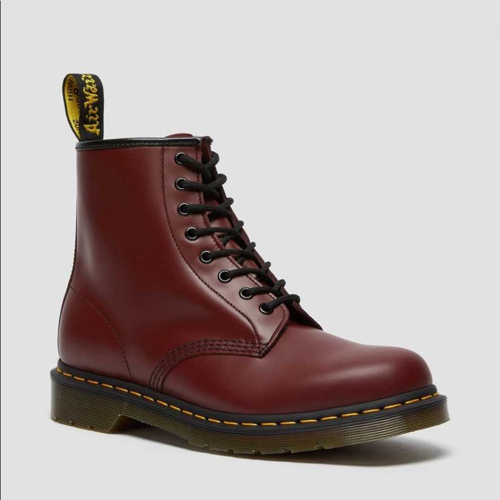 Cherry red doc martens